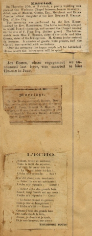 Notice of engagement