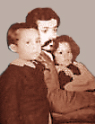 Emanuel ‎(III)‎ De Freitas ‎[centre]‎, Antonio Clemente Byam ‎(l)‎, baby Virginia ‎(r)‎ - future wife of Norris FR Mendes
